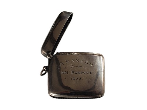 1933 solid silver - case, /