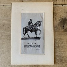 LADY GODIVA 900th Anniversary Cash's of Coventry Woven Silk Picture Collectable