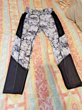 Matalan Souluxe Ladies Sports Leggings Size 12 Marble Effect One side pocket