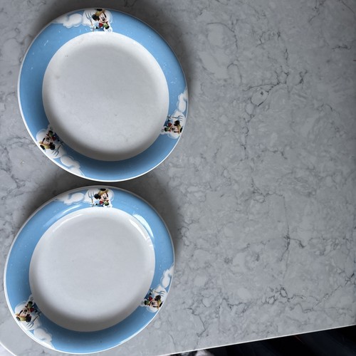 Vintage disney plates - vintage, x2