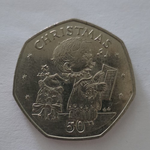 1989 gibraltar christmas 50p - 1989,