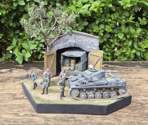 Wwii military diorama scenery - diorama,