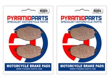Front & Rear Brake Pads for Yamaha DT125 R RE 88-04