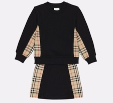 Burberry Vintage Check cotton jersey skirt & sweater age 12 months RRP £500
