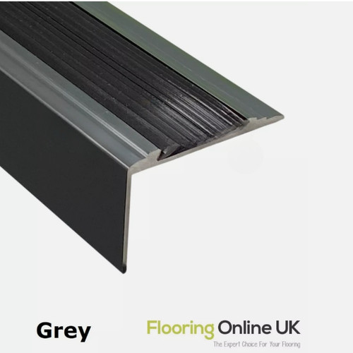 Aluminium stair nosing edge - aluminium,