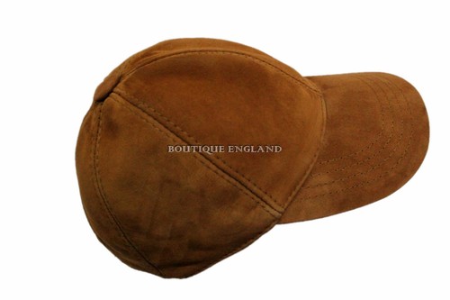 Baseball dark tan suede - dark, men's