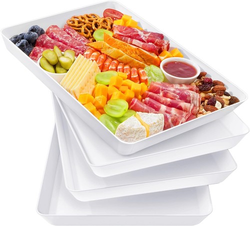 Plastic serving tray - serving, 4