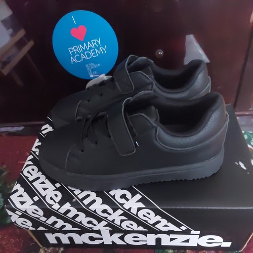 Mckenzie black boys leather - black,