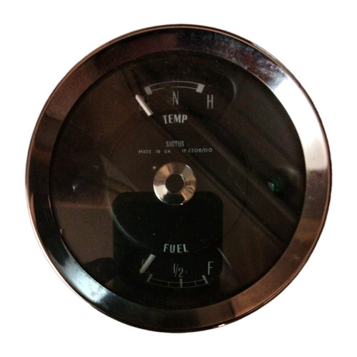 Smiths dual gauge fuel temp - gauge, &
