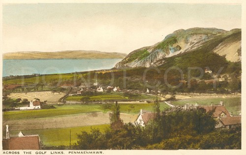 Penmaenmawr vintage postcard - penmaenmawr,
