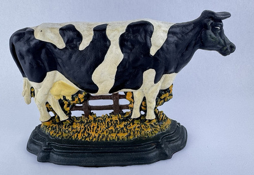 Cast iron cow - iron, hand