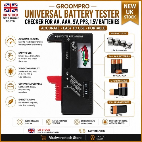 Universal battery tester - universal,
