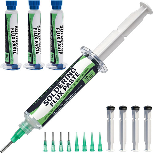 Clean solder flux - paste, for