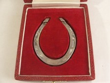 Novlety Silver HORSESHOE NAPKIN RING Hallmarked Sheffield 1977 - Jubilee Mark