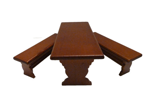 Dolls house kitchen table and - kitchen,