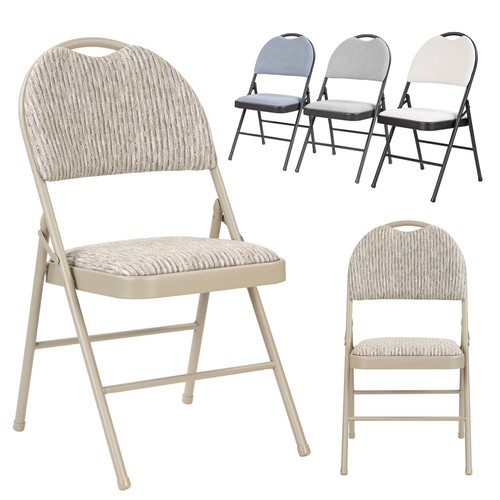 Folding chairs padded fabric - folding,