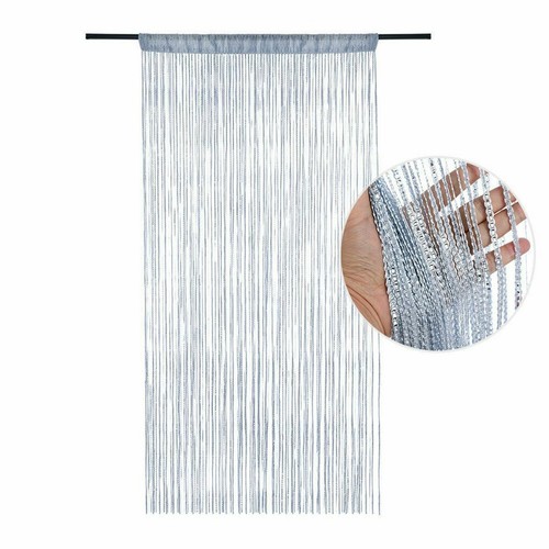 Hanging beaded string curtain - beaded,