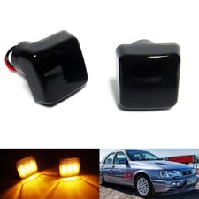 2x Black Lens Side Indicator