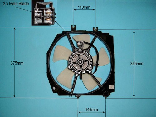 New cooling fan - new, mazda