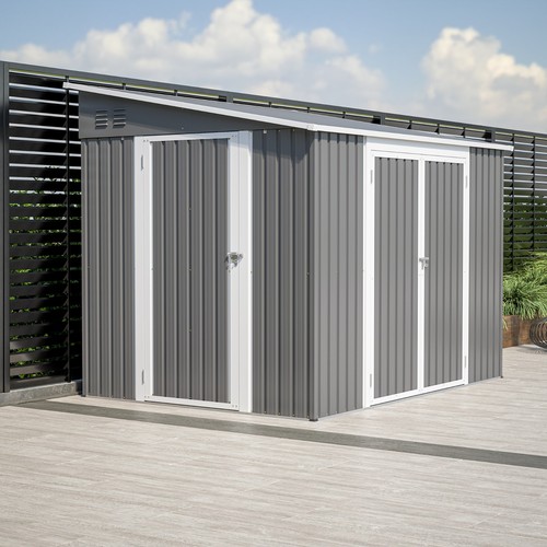 Metal outdoor storage - 8'x6',