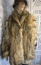 Real fox fur - real, coat