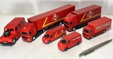 6x Corgi Diecast Royal Mail / Parcel Force Trucks Vans Land Rover Models Joblot