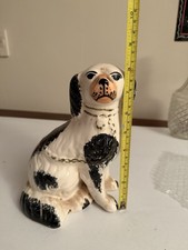 Vintage Staffordshire Mantle Dog Figurine (Single) Made In England