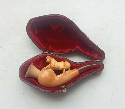 Antique carved meerschaum - carved,