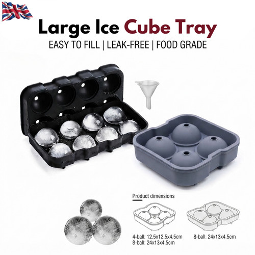 Large ice cube tray ball - ice,