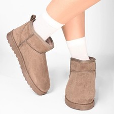 WOMENS LADIES WARM WINTER FAUX