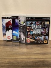 5x PS3 Game Lot GTA Episodes Skate 3 Dragon Age II NFS ProStreet Rugby World Cup