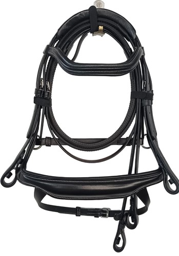 Leather anatomical snaffle - anatomical,