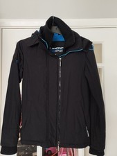 Superdry Mens Wind Sport Black/Blue Jacket Size XS