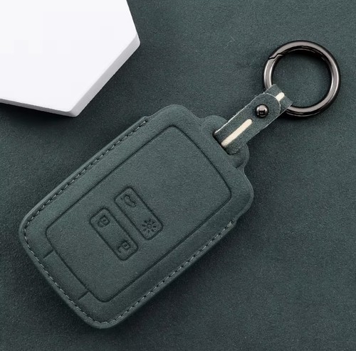 Leather car key cover - leather,