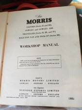 The Morris Cowley  Workshop