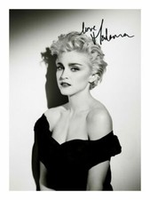 MADONNA AUTOGRAPH SIGNED PP PHOTO POSTER