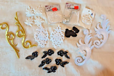 20 Sew & Iron on Fabric Applique Patch Motifs Sequins Silky, Lace Dance Costumes