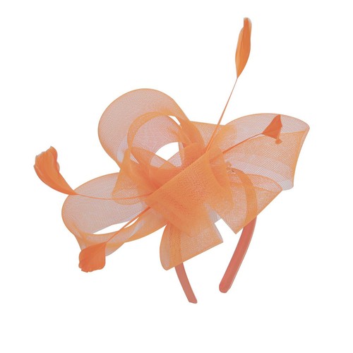 New feather looped headband - feather,