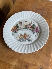 Antique Ceramic Plate Coronation Edward VII & Queen Alexandra Coronation 1902