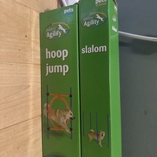 Dog Slalom Set And Hoop Jump -