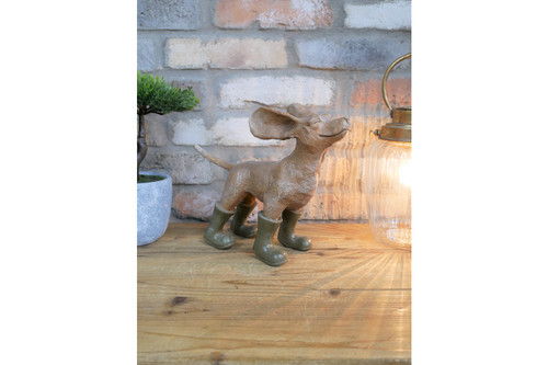 Resin happy smiling dog the - happy,