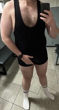 Men’s Ribbed Gym Singlet XXL