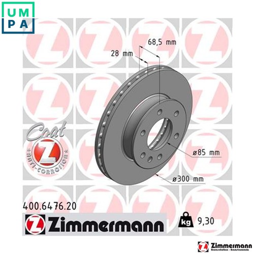 Brake disc 400 - 2x,