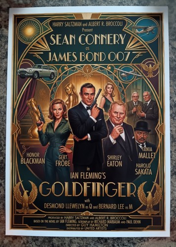Poster james bond - a3,