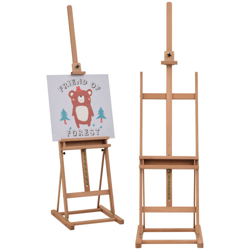 Studio easel adjustable beech - studio,