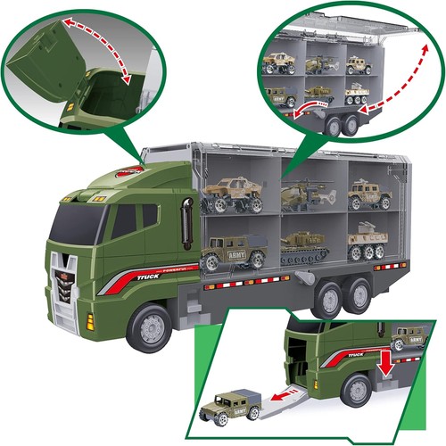 Die cast military truck - 7, die-cast