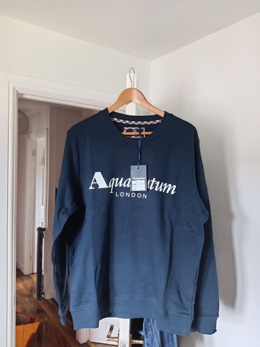 Aquascutum london navy crew - aquascutum,