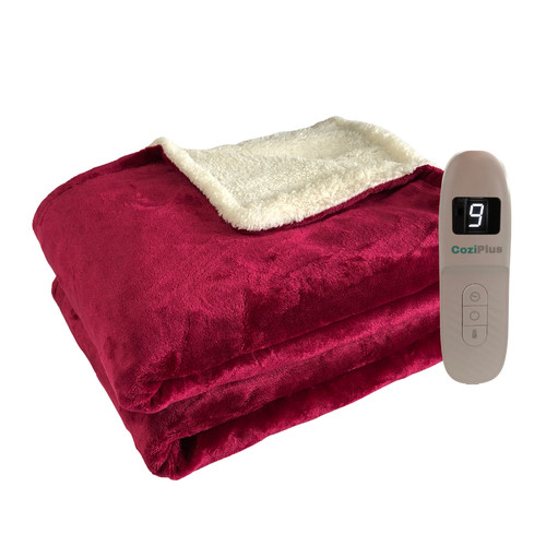 Electric heated throw blanket - heated,