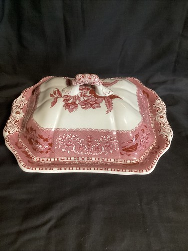 Spode pink camilla lidded - spode,