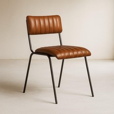 Diner Dining Chair Ribbed Real